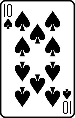 Ten of spades