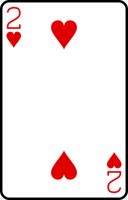 Two of hearts