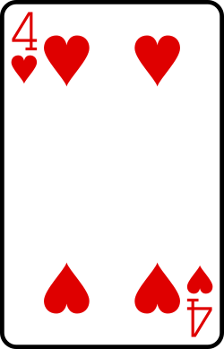 Four of hearts
