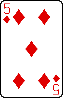 Five of diamonds