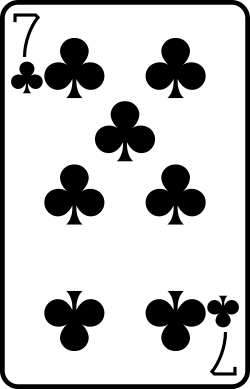 Seven of clubs