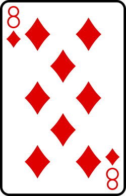 Eight of diamonds