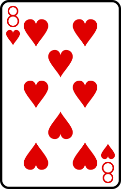 Eight of hearts