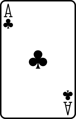 Ace of clubs