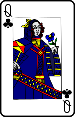 Queen of clubs